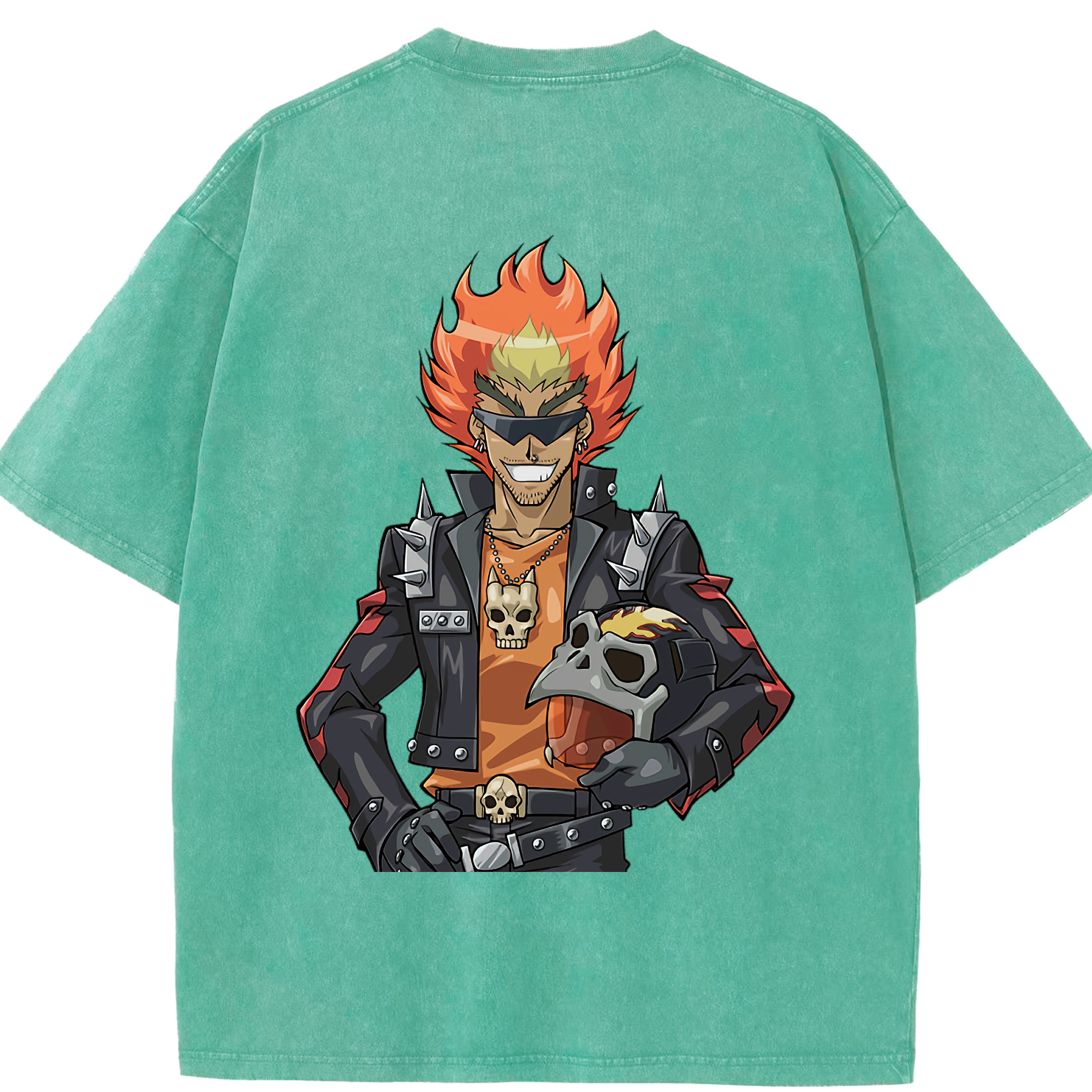 （画像用） 遊☆戯☆王 Yu-Gi-Oh! 綿100% ヴィンテージ風 半袖Tシャツ（背面プリント）